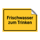 Frischwasser zum Trinken