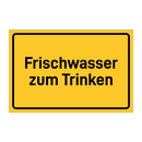 Frischwasser zum Trinken