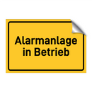 Alarmanlage in Betrieb & Alarmanlage in Betrieb & Alarmanlage in Betrieb & Alarmanlage in Betrieb