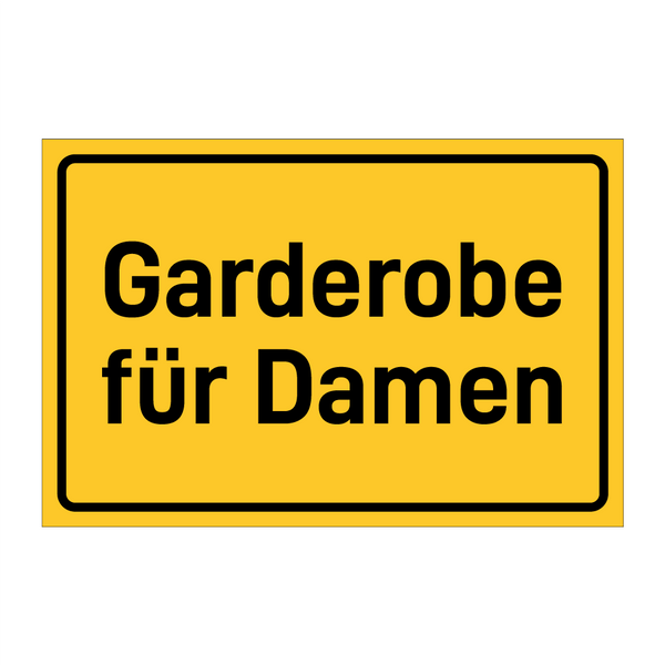 Garderobe für Damen