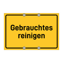 Gebrauchtes reinigen