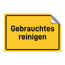 Gebrauchtes reinigen