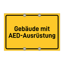 Gebäude mit AED-Ausrüstung