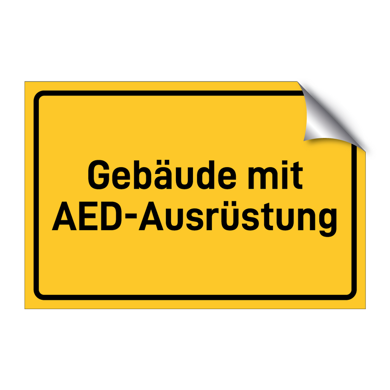 Gebäude mit AED-Ausrüstung