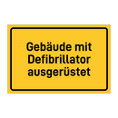 Gebäude mit Defibrillator ausgerüstet
