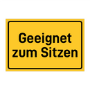 Geeignet zum Sitzen