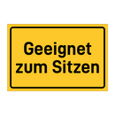 Geeignet zum Sitzen
