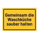 Gemeinsam die Waschküche sauber halten