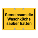 Gemeinsam die Waschküche sauber halten