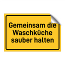 Gemeinsam die Waschküche sauber halten