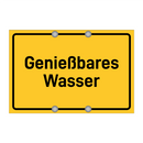 Genießbares Wasser