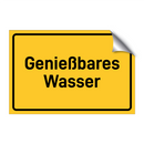 Genießbares Wasser