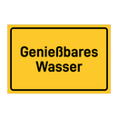 Genießbares Wasser