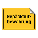 Gepäckauf- bewahrung