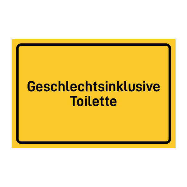 Geschlechtsinklusive Toilette