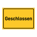 Geschlossen