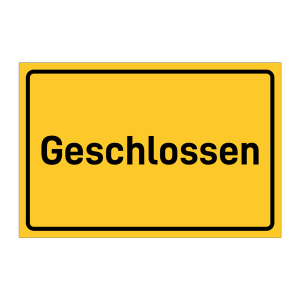 Geschlossen