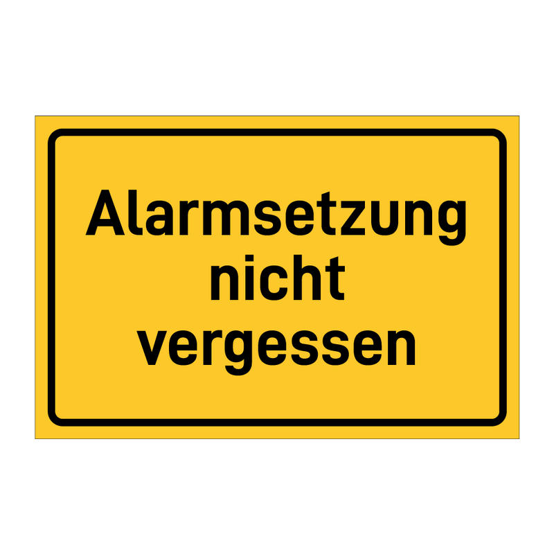 Alarmsetzung nicht vergessen & Alarmsetzung nicht vergessen & Alarmsetzung nicht vergessen
