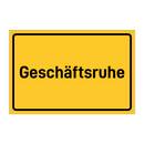 Geschäftsruhe