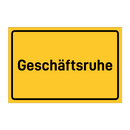 Geschäftsruhe
