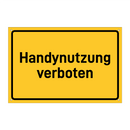Handynutzung verboten