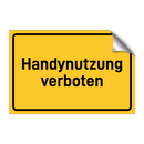 Handynutzung verboten