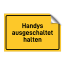 Handys ausgeschaltet halten