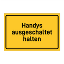 Handys ausgeschaltet halten
