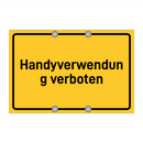 Handyverwendung verboten