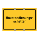 Hauptbedienungs- schalter