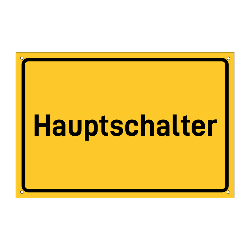 Hauptschalter