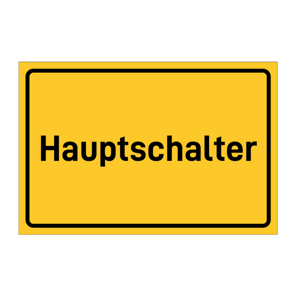 Hauptschalter