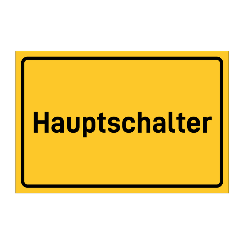 Hauptschalter
