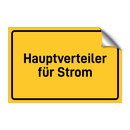 Hauptverteiler für Strom