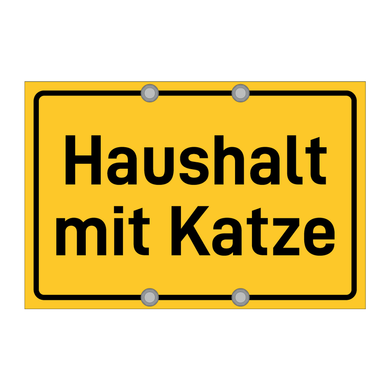 Haushalt mit Katze