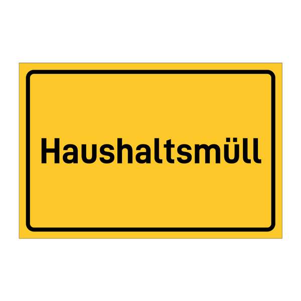 Haushaltsmüll