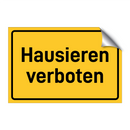 Hausieren verboten