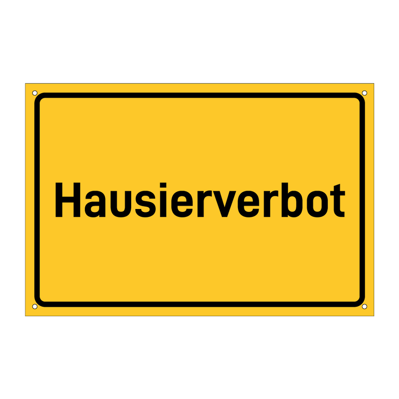 Hausierverbot