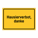 Hausierverbot, danke