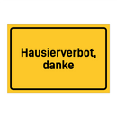 Hausierverbot, danke
