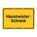 Hausmeister- Schrank