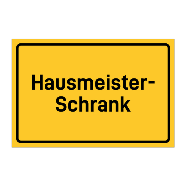 Hausmeister- Schrank