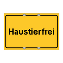 Haustierfrei