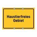 Haustierfreies Gebiet