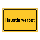 Haustierverbot