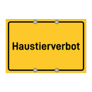 Haustierverbot