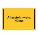 Allergiehinweis: Nüsse & Allergiehinweis: Nüsse & Allergiehinweis: Nüsse