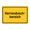 Herrendusch- bereich