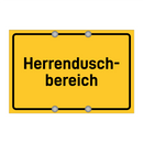 Herrendusch- bereich