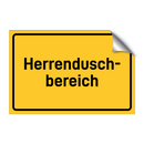 Herrendusch- bereich